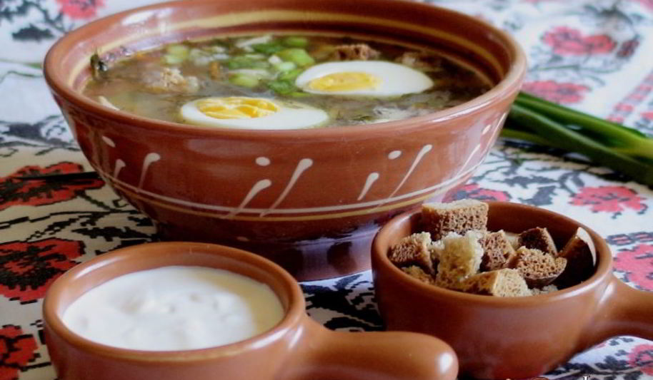 Рецепт щей весенних с рисом и щавелем