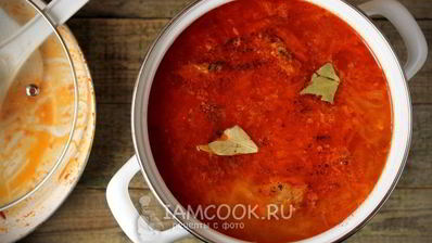 свежие щи с курицей