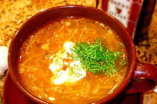 Уральские щи с курицей