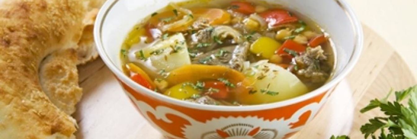 Шурпа из баранины с нутом