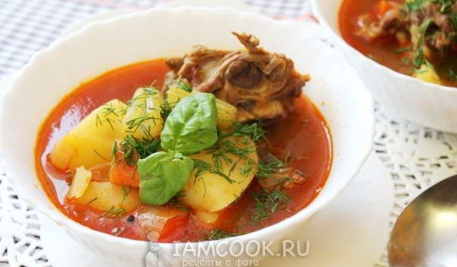 Рецепт шурпы по-узбекски