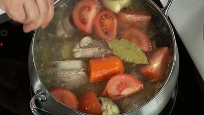 шурпа с баклажаном