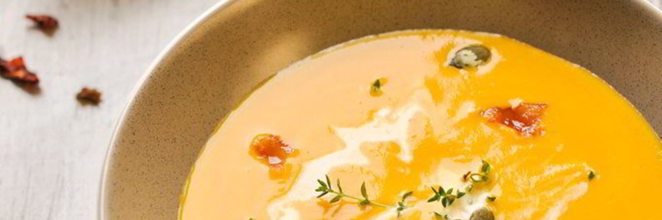 Сливочный крем-суп из тыквы