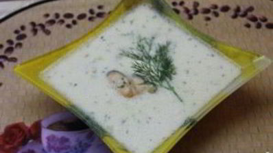 сливочный суп с мидиями