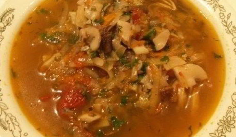 Рецепт домашней грибной солянки