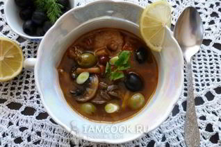 Грибная сборная солянка