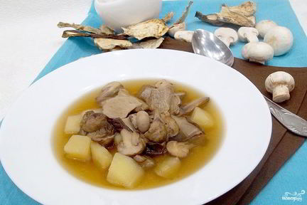 Грибная солянка без капусты