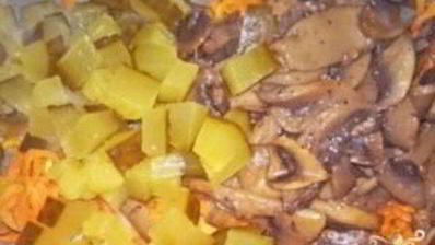 грибная солянка постная