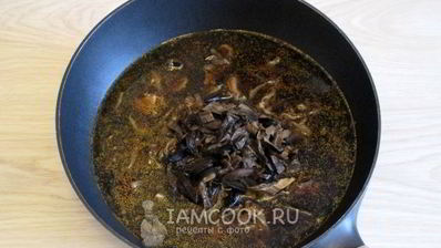 грибная солянка с капустой