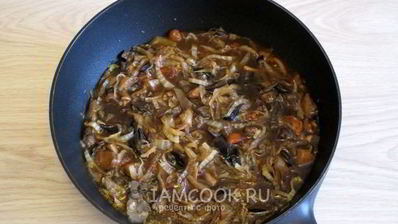 грибная солянка с капустой