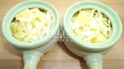 грибная солянка в горшочке