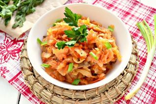 Капустная солянка с грибами