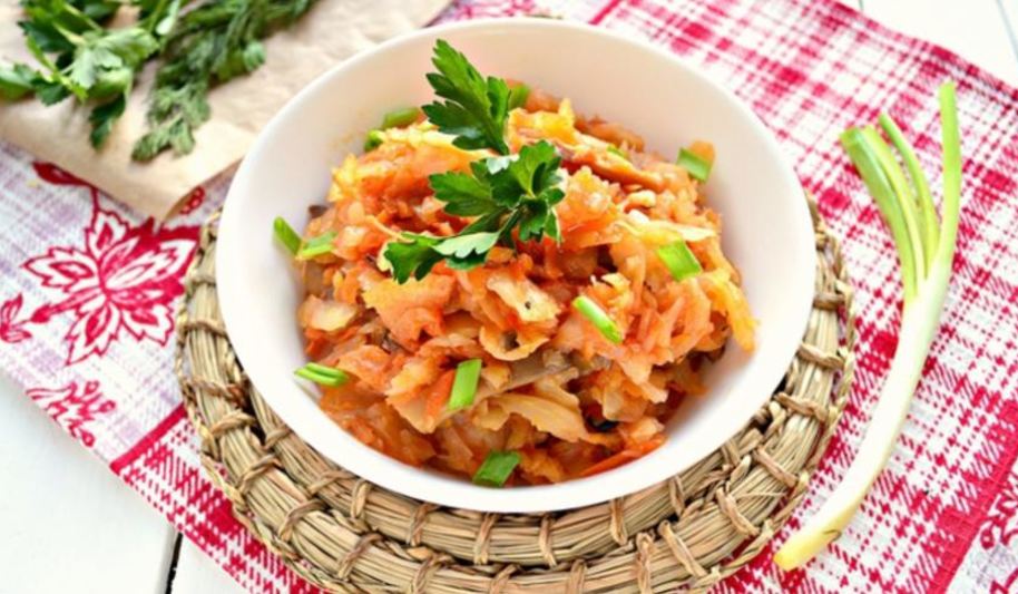 Рецепт капустной солянки с грибами