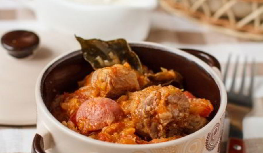 Рецепт капустной солянки с мясом