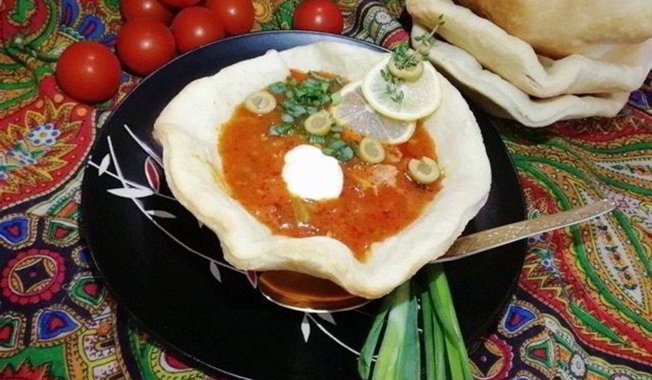 Рецепт мясной солянки по-селянски