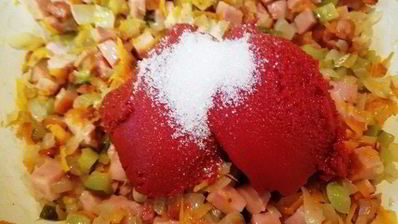 мясная солянка по-селянски