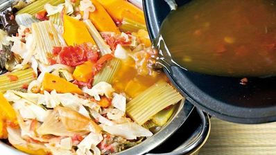 овощная солянка с грибами