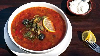 овощная солянка с грибами