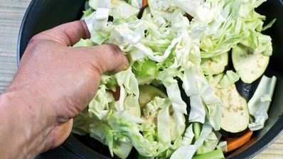 овощная солянка с грибами