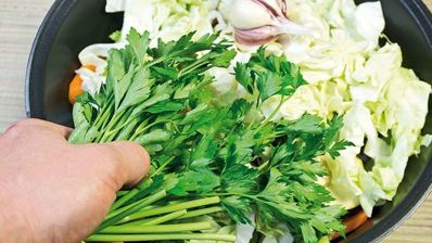 овощная солянка с грибами