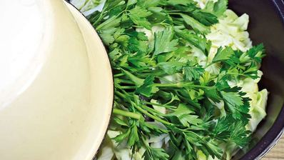 овощная солянка с грибами