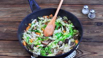 постная солянка из свежей капусты