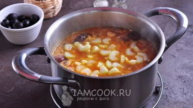 постная солянка с фасолью