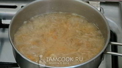 постная солянка с грибами и капустой