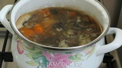 постная солянка с грибами и капустой
