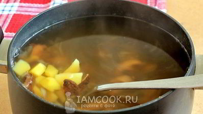 постная солянка с грибами