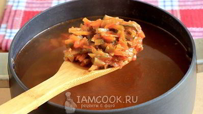 постная солянка с грибами