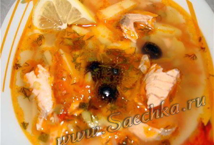 Рыбная солянка в скороварке