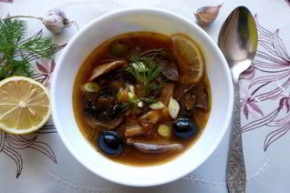 Сборная грибная солянка