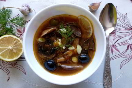 Сборная грибная солянка