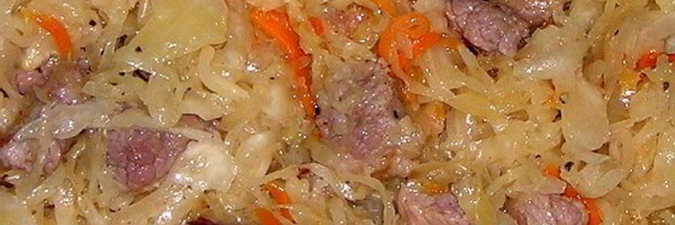 Солянка из говядины и квашенной капусты