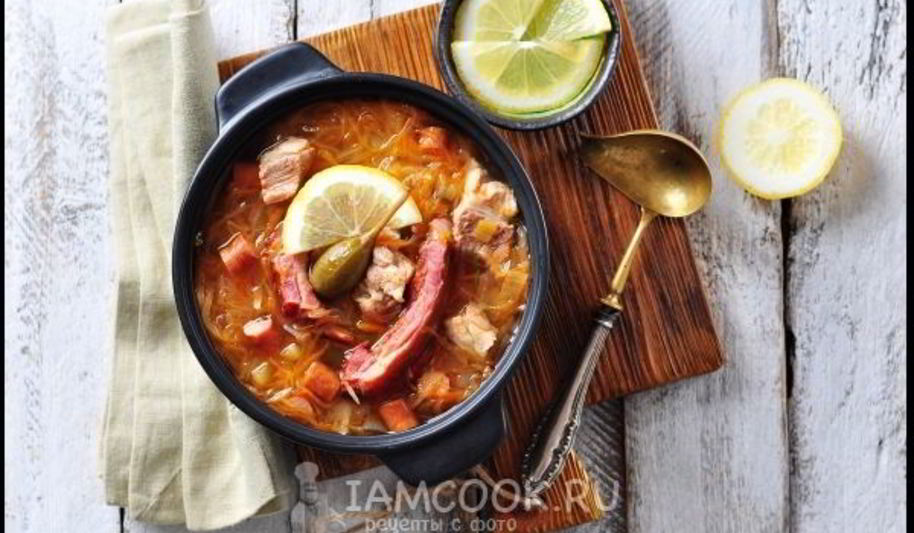 Рецепт солянки из квашеной капусты