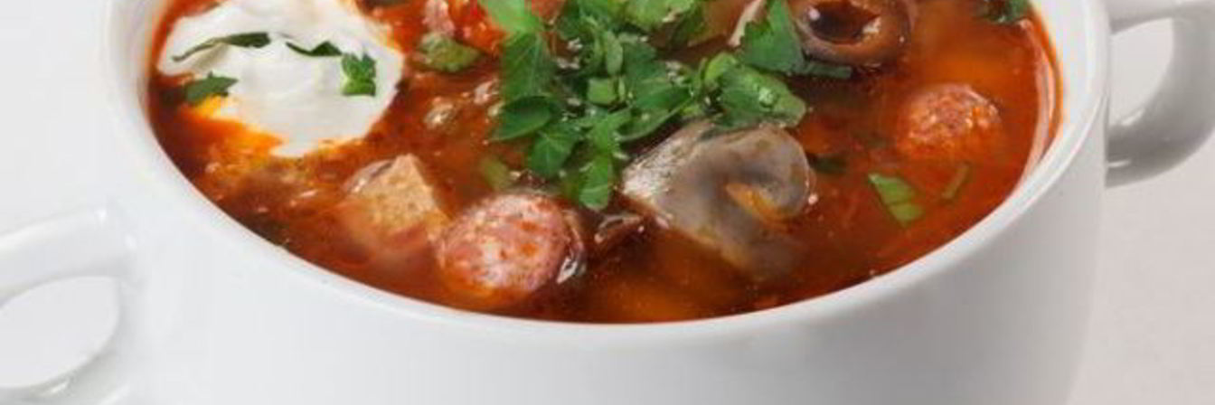 Солянка из свежих грибов