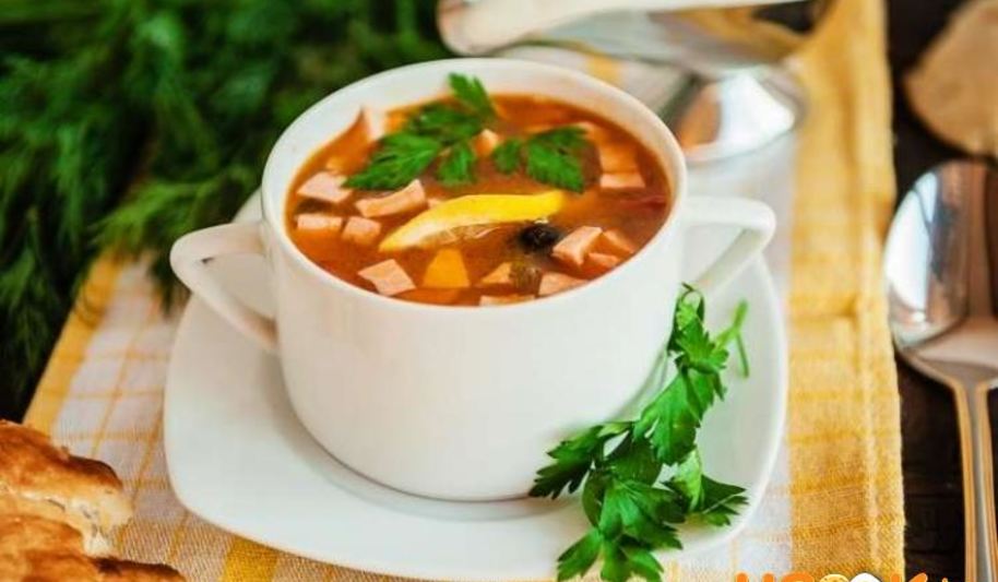 Рецепт солянки из свинины