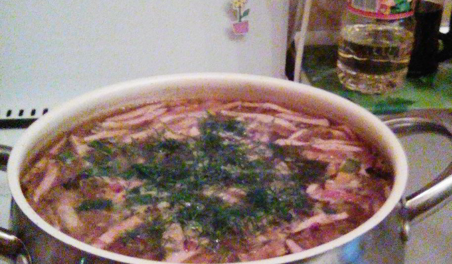 Рецепт солянки на курином бульоне