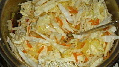 солянка овощная с маринованными подосиновиками