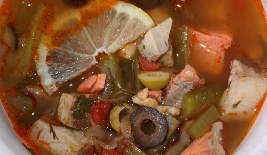 Рецепт солянки рыбной сборной