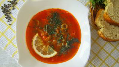 солянка рыбная