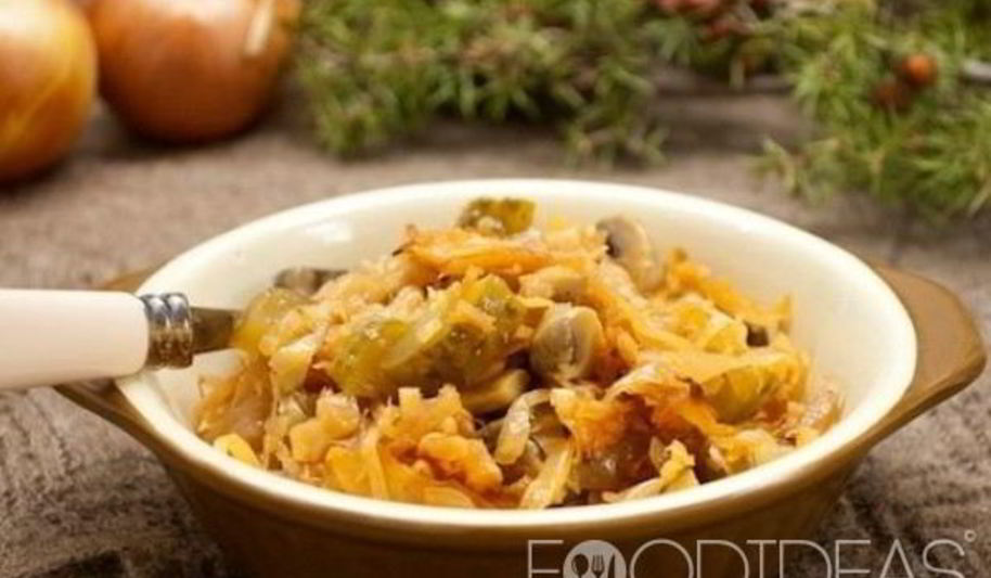 Рецепт солянки с грибами и капустой