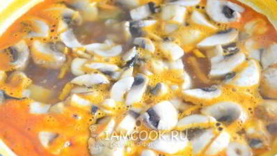 солянка с грибами