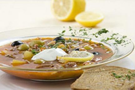 Солянка с грудинкой