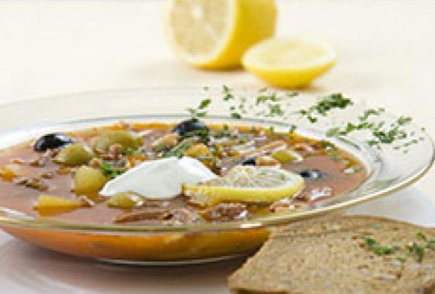 Солянка с грудинкой