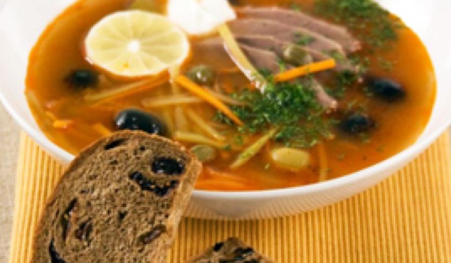 Рецепт солянки с гусем