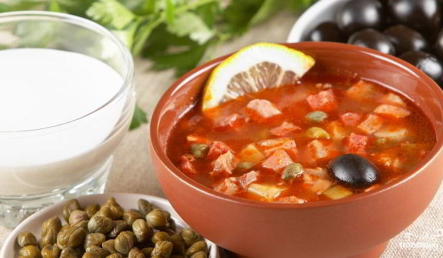 Рецепт солянки с картошкой в мультиварке