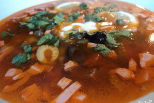 Солянка с перловкой