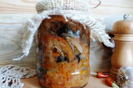 Солянка с подосиновиками